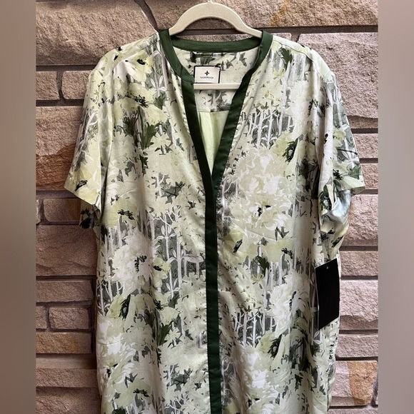 Tuckernuck Shady Grove Floral Camille Dress Green Floral Midi Maxi XXL NWT - Picture 10 of 12